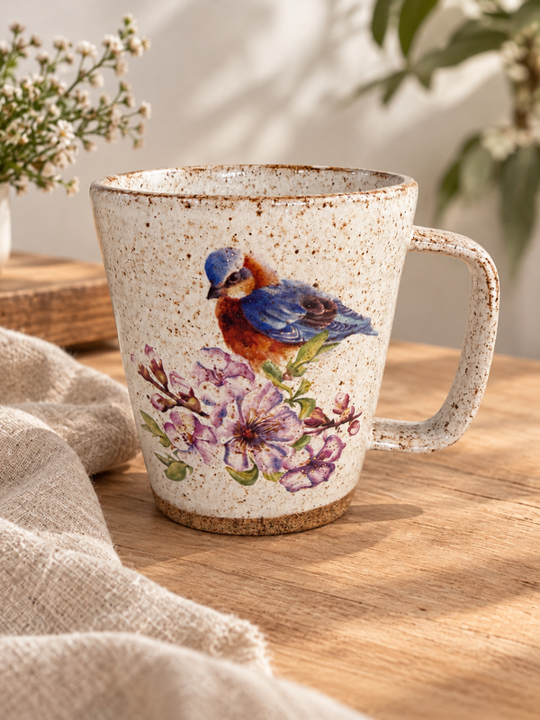 Caneca Pássaro azul