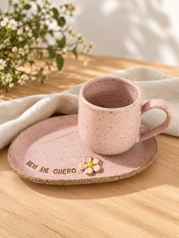 Conjunto Bem me Quero Rosa